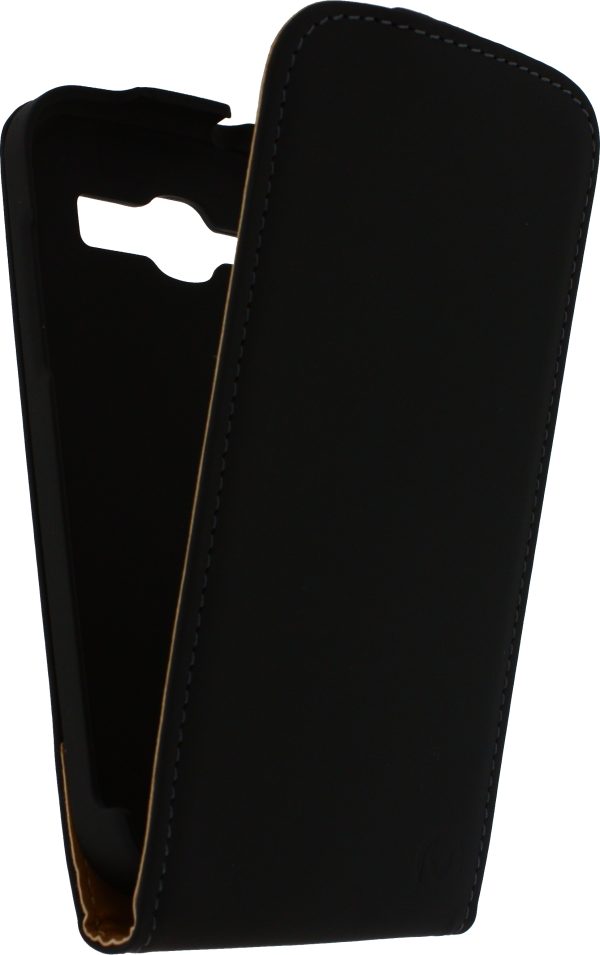 Mobilize Ultra Slim Flip Case Samsung Galaxy Core I8260 Black - Afbeelding 2