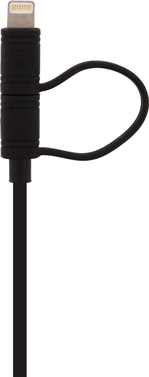 Mobilize 2In1 Cable Usb To Apple Mfi Lightning Or Micro Usb 1.5M. Black - Afbeelding 3