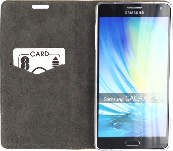 Mobilize Premium Magnet Book Case Samsung Galaxy A7 Brown - Afbeelding 3