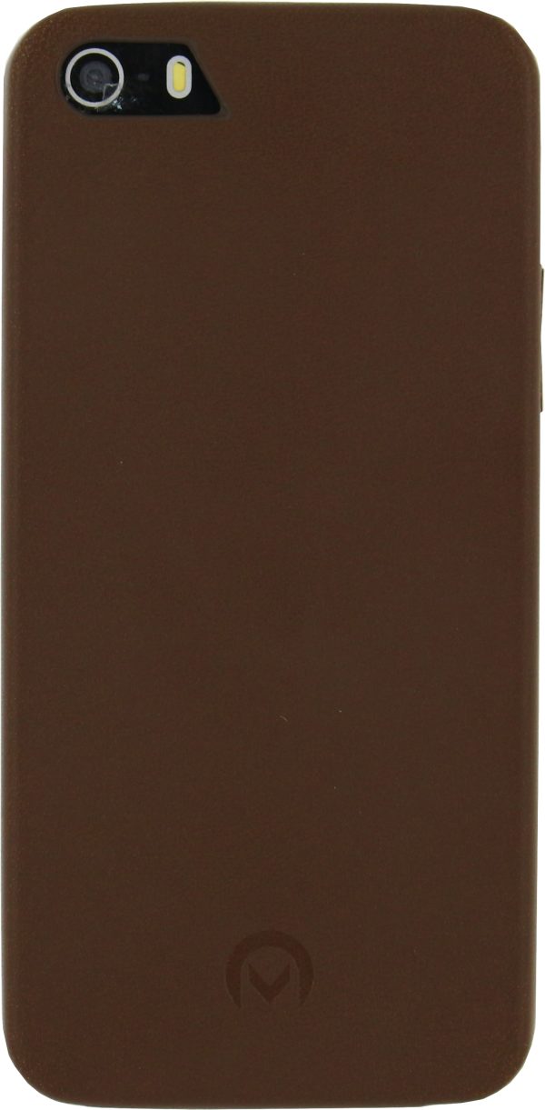 Mobilize Slim Leather Case Apple Iphone 5/5S/Se Brown - Afbeelding 2