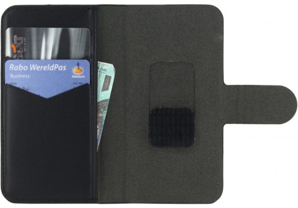 Mobilize Universal Wallet Book Case Small Black - Afbeelding 4