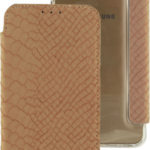 Mobilize Slim Booklet Samsung Galaxy S7 Soft Snake Creamy Rose