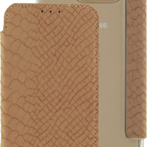 Mobilize Slim Booklet Samsung Galaxy S6 Soft Snake Creamy Rose
