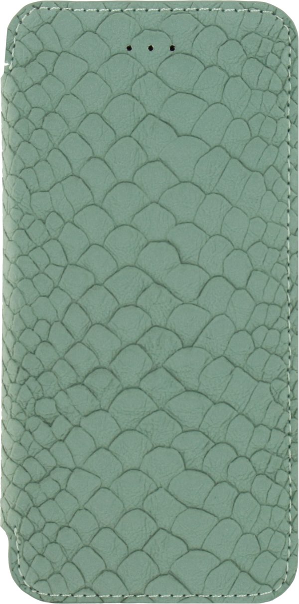 Mobilize Slim Gelly Booklet Apple Iphone 6/6S Soft Snake Wild Moss - Afbeelding 2