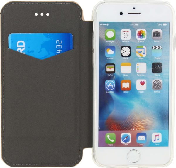 Mobilize Slim Gelly Booklet Apple Iphone 6/6S Soft Snake Creamy Rose - Afbeelding 4