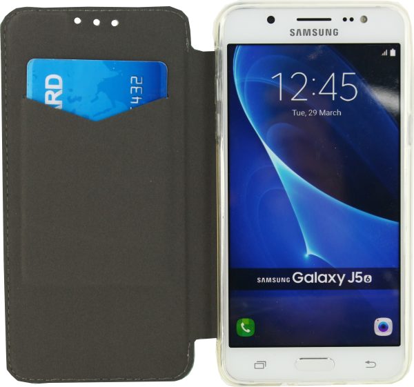 Mobilize Slim Gelly Booklet Samsung Galaxy J5 2016 Soft Snake Creamy Rose - Afbeelding 4