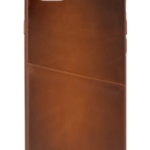 Senza Desire Leather Cover With Card Slot Apple Iphone 7/8/Se (2020/2022) Burned Cognac