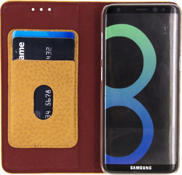 Mobilize Detachable Wallet Book Case Samsung Galaxy S8 Terracotta With Copper Closing - Afbeelding 7