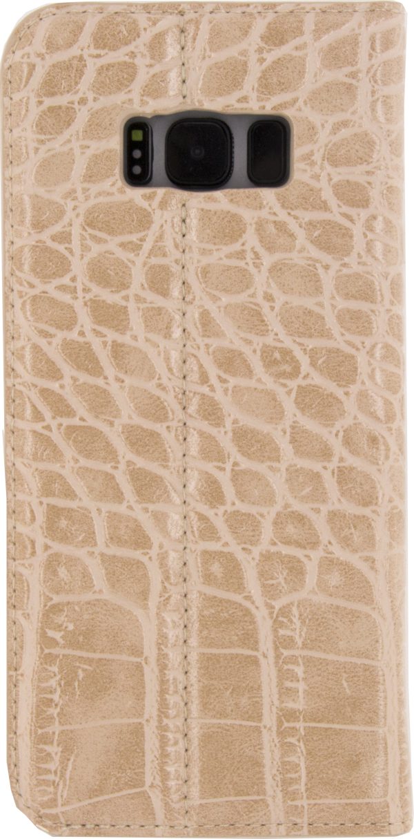 Mobilize Premium Gelly Book Case Samsung Galaxy S8+ Alligator Peanut Brown - Afbeelding 2
