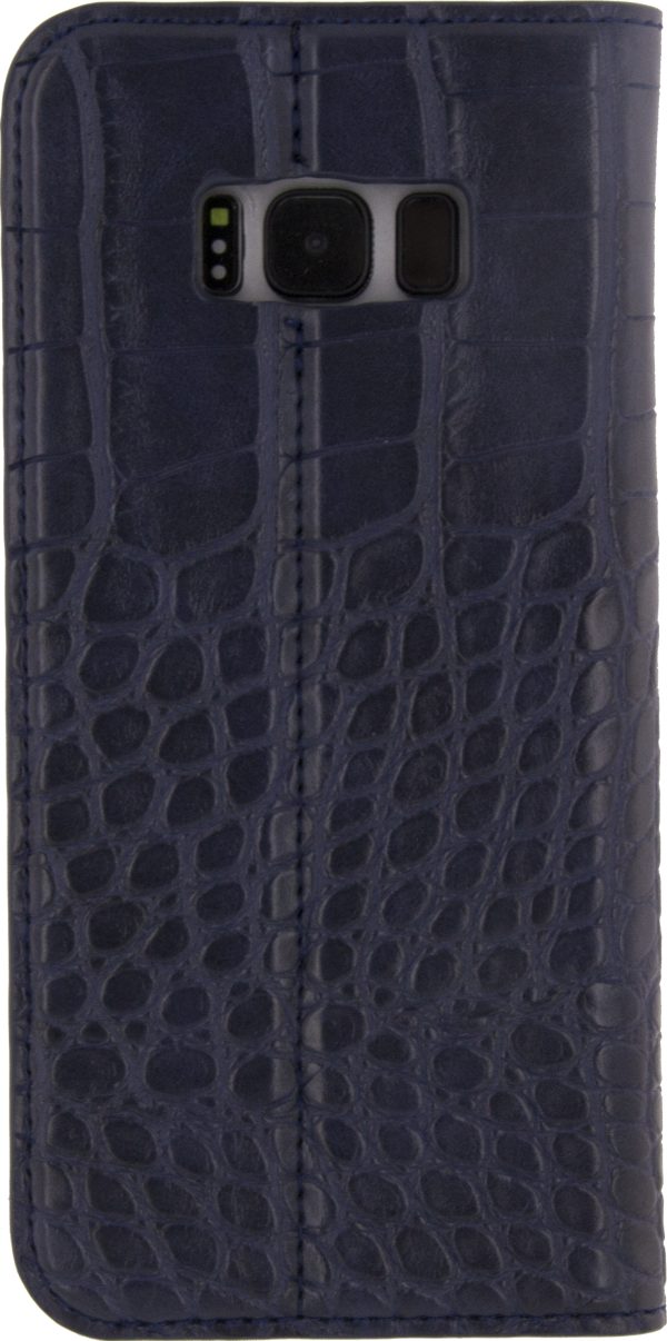 Mobilize Premium Gelly Book Case Samsung Galaxy S8+ Alligator Indigo Blue - Afbeelding 2