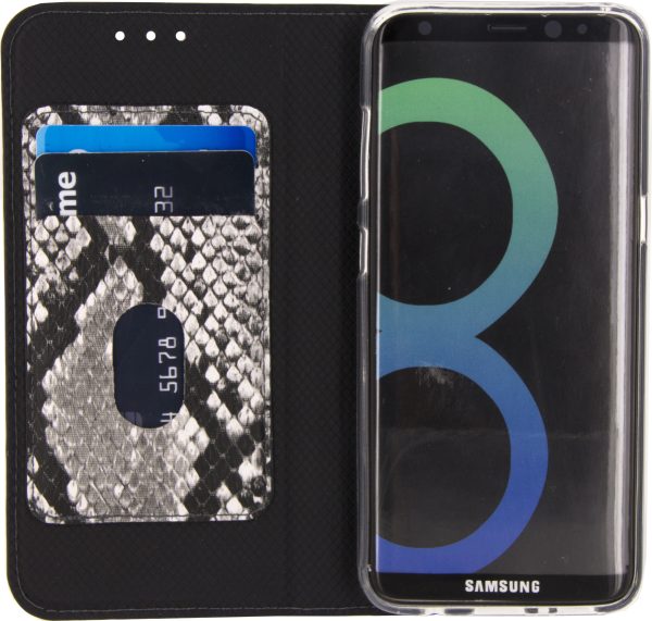 Mobilize Special Premium Gelly Book Case Samsung Galaxy S8+ Snake Black - Afbeelding 3