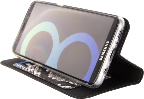 Mobilize Special Premium Gelly Book Case Samsung Galaxy S8+ Snake Black - Afbeelding 4