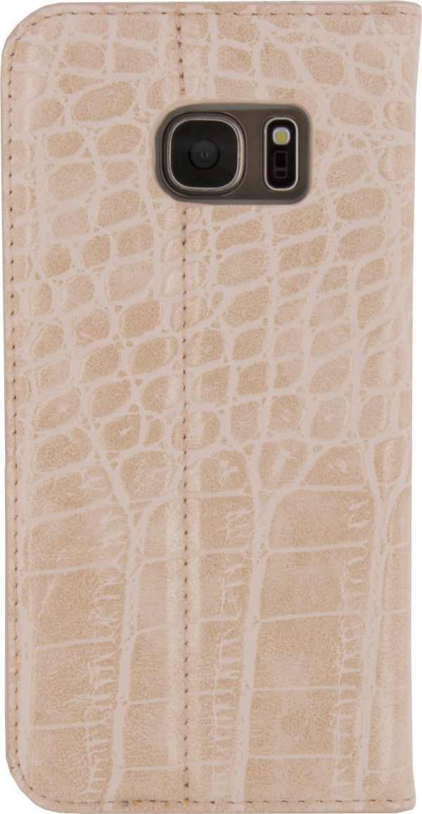 Mobilize Premium Gelly Book Case Samsung Galaxy S7 Alligator Coral Pink - Afbeelding 2