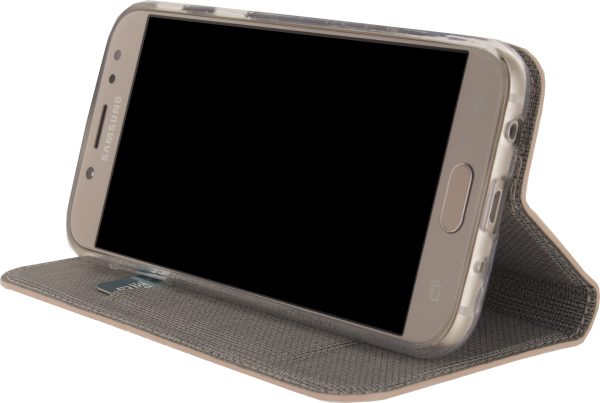 Mobilize Premium Gelly Book Case Samsung Galaxy J7 2017 Alligator Coral Pink - Afbeelding 3