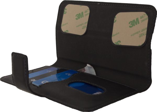 Mobilize Premium 2In1 Wallet Case Universal Small Black - Afbeelding 4