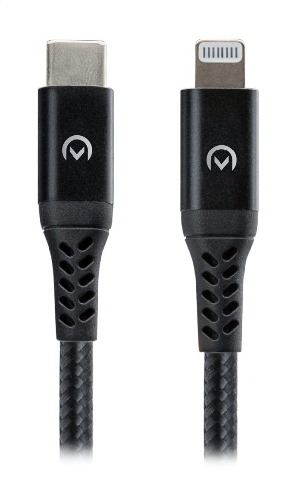 Mobilize Strong Nylon Cable Usb-C To Mfi Lightning 2M. 60W Black - Afbeelding 2