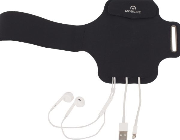 Mobilize Premium Universal Lycra Arm Strap 5" Black - Afbeelding 5