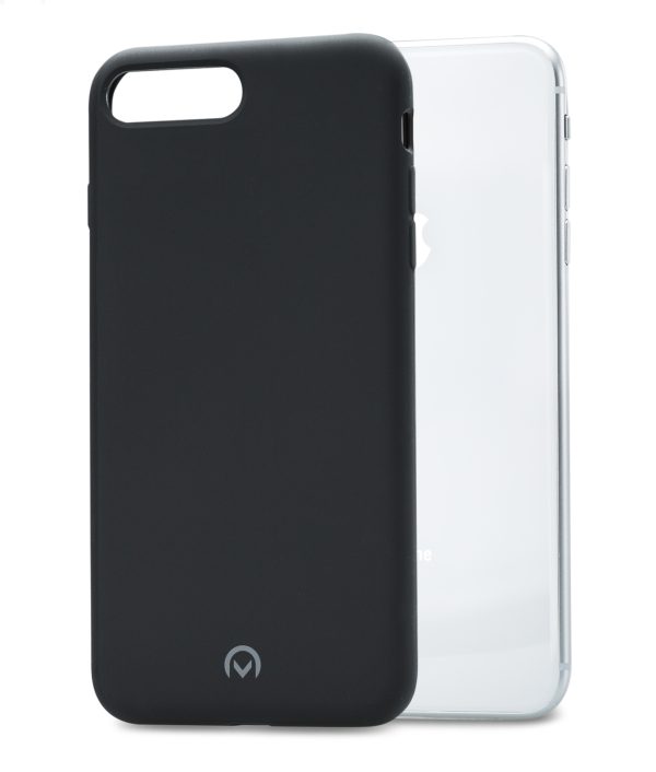 Mobilize Solid Silicone Case Apple Iphone 7 Plus/8 Plus Black