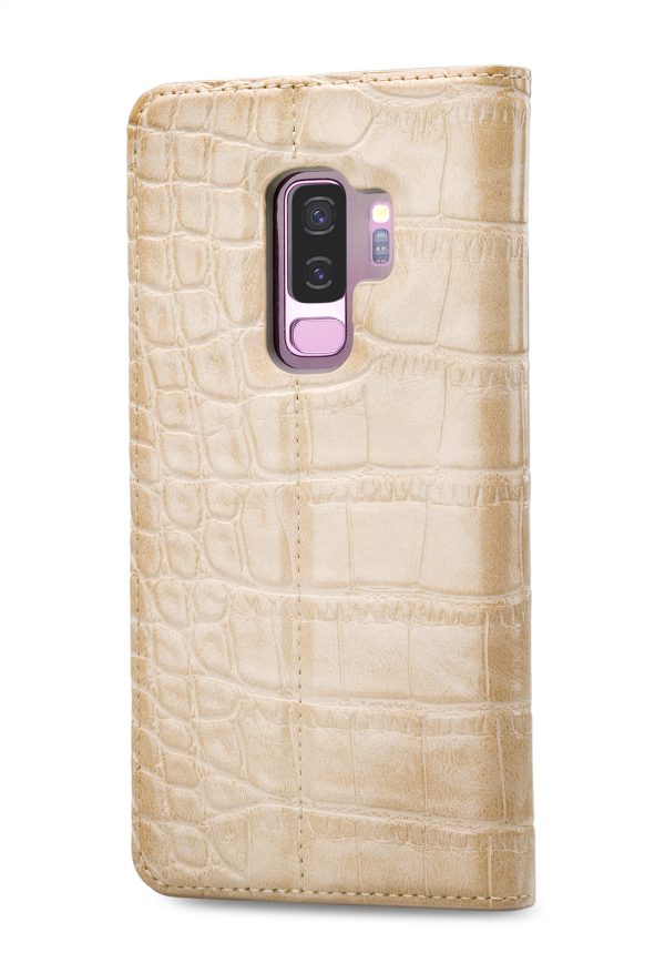 Mobilize Premium Gelly Book Case Samsung Galaxy S9+ Alligator Peanut Brown - Afbeelding 2