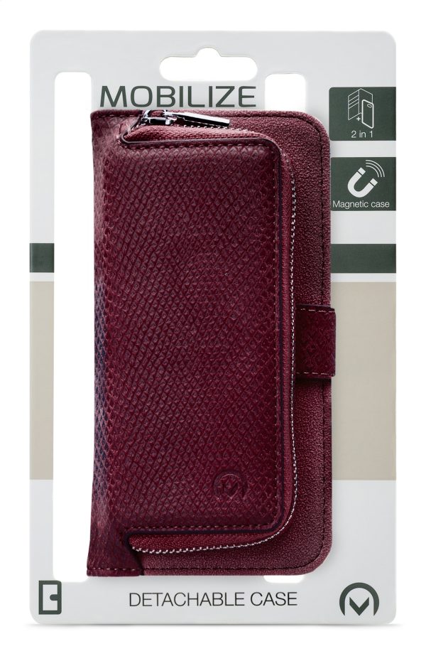 Mobilize 2In1 Gelly Zipper Case Samsung Galaxy S9 Bordeaux - Afbeelding 7