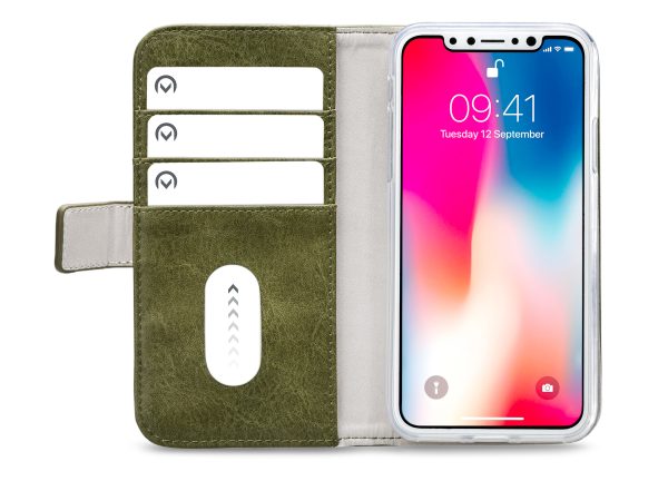 Mobilize Elite Gelly Wallet Book Case Apple Iphone Xs Max Green - Afbeelding 4
