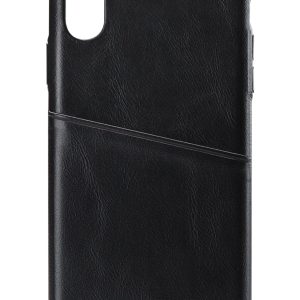 Senza Pure Leather Cover With Card Slot Apple Iphone Xr Deep Black
