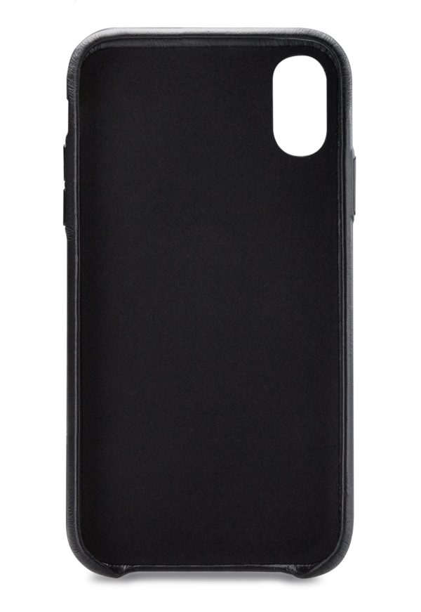 Senza Pure Leather Cover With Card Slot Apple Iphone Xr Deep Black - Afbeelding 2