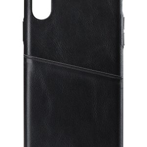 Senza Pure Leather Cover With Card Slot Apple Iphone Xs Max Deep Black