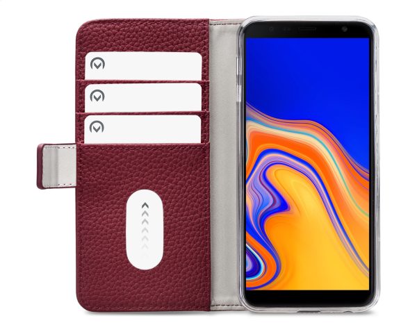 Mobilize Elite Gelly Wallet Book Case Samsung Galaxy J4+ Burgundy - Afbeelding 3