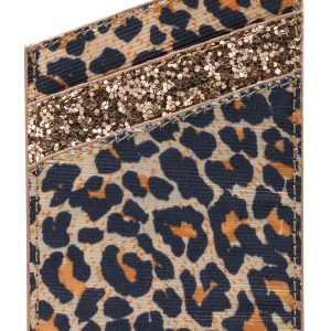 My Style Universal Sticky Card Pocket Gold Leopard