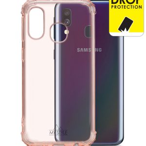 My Style Protective Flex Case For Samsung Galaxy A40 Soft Pink