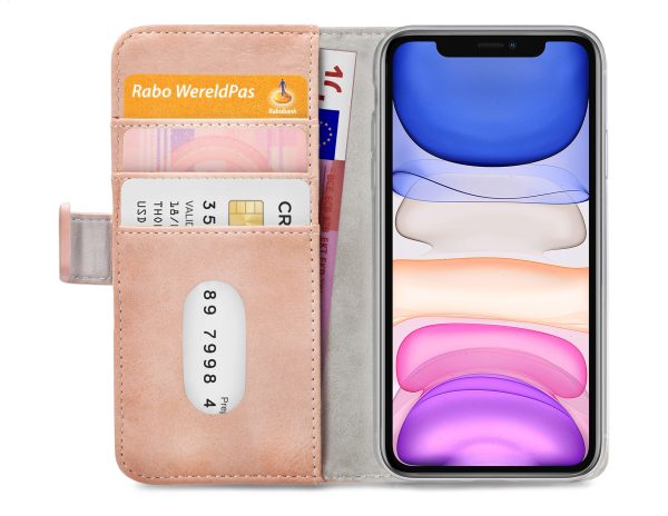 Mobilize Elite Gelly Wallet Book Case Apple Iphone 11 Soft Pink - Afbeelding 4