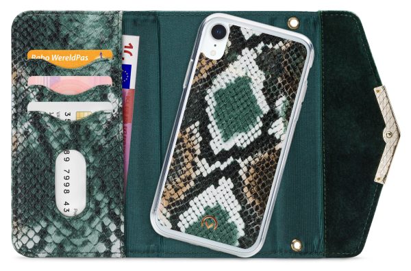 Mobilize 2In1 Gelly Velvet Clutch For Apple Iphone Xr Green Snake - Afbeelding 4