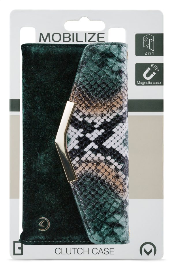 Mobilize 2In1 Gelly Velvet Clutch For Apple Iphone Xr Green Snake - Afbeelding 8