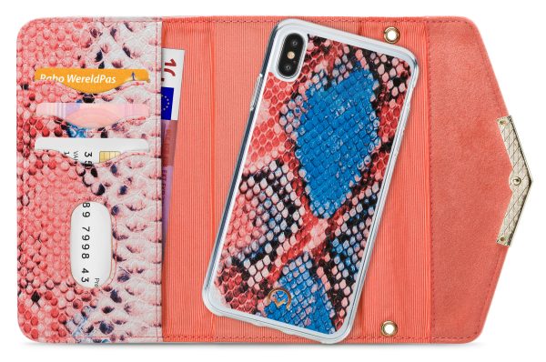 Mobilize 2In1 Gelly Velvet Clutch For Apple Iphone X/Xs Coral Snake - Afbeelding 4