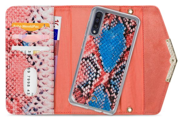Mobilize 2In1 Gelly Velvet Clutch For Samsung Galaxy A30S/A50 Coral Snake - Afbeelding 4