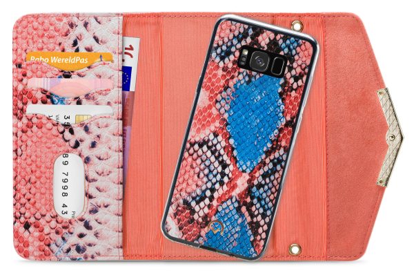 Mobilize 2In1 Gelly Velvet Clutch For Samsung Galaxy S8 Coral Snake - Afbeelding 4