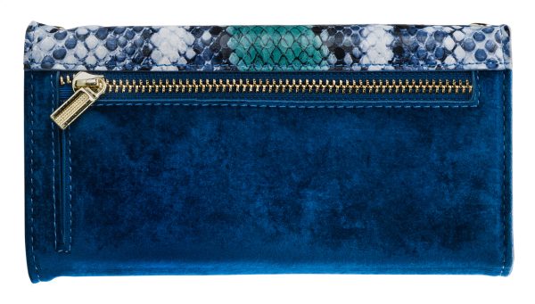 Mobilize 2In1 Gelly Velvet Clutch For Apple Iphone 6 Plus/6S Plus/7 Plus/8 Plus Royal Blue Snake - Afbeelding 2