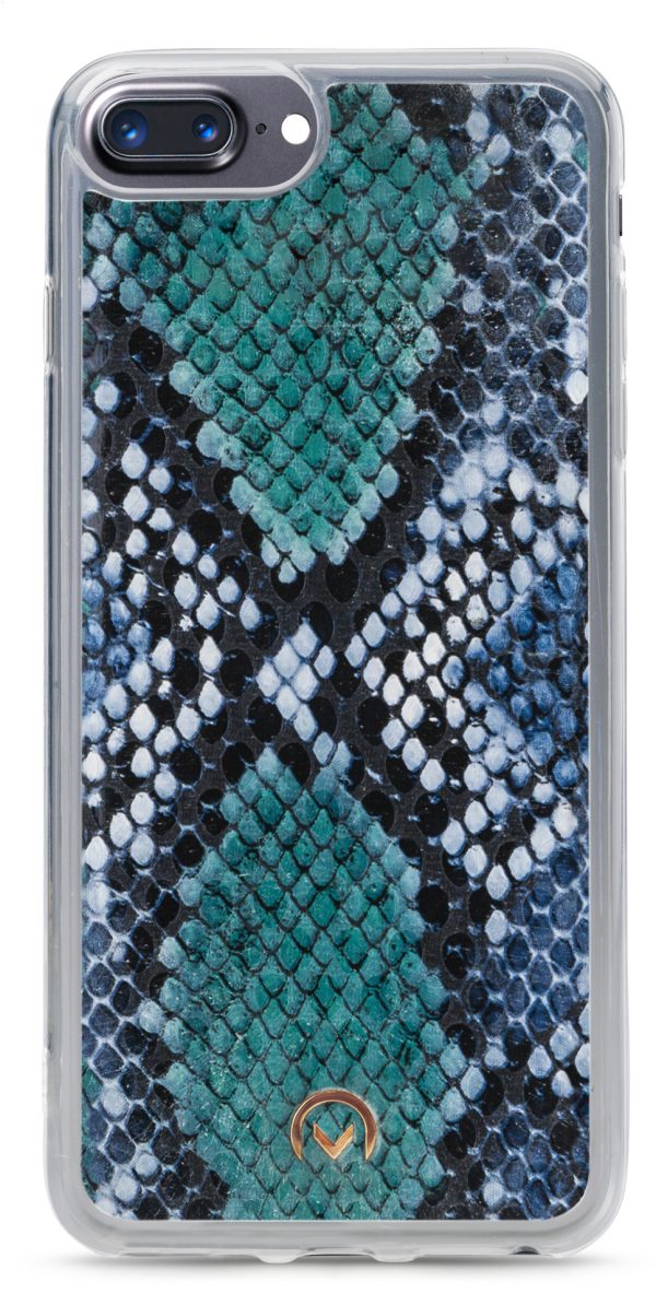 Mobilize 2In1 Gelly Velvet Clutch For Apple Iphone 6 Plus/6S Plus/7 Plus/8 Plus Royal Blue Snake - Afbeelding 6