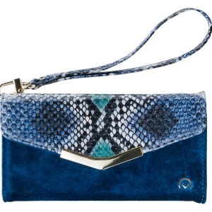 Mobilize 2In1 Gelly Velvet Clutch For Apple Iphone Xr Royal Blue Snake