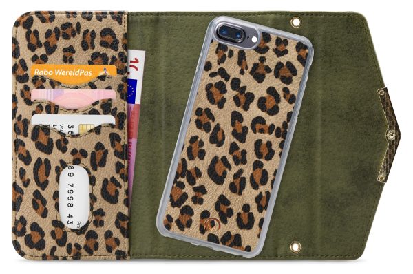 Mobilize 2In1 Gelly Clutch For Apple Iphone 6 Plus/6S Plus/7 Plus/8 Plus Green Leopard - Afbeelding 4