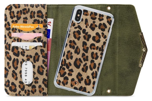 Mobilize 2In1 Gelly Clutch For Apple Iphone X/Xs Green Leopard - Afbeelding 4