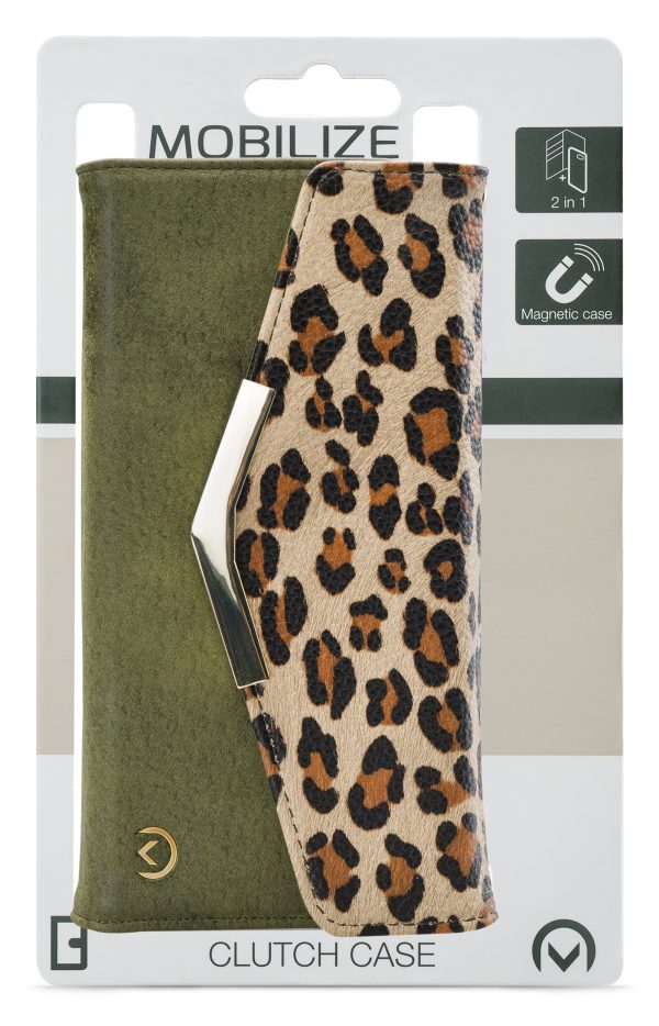Mobilize 2In1 Gelly Clutch For Samsung Galaxy A40 Green Leopard - Afbeelding 8