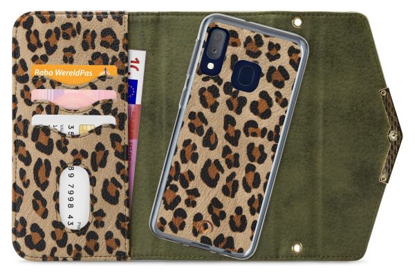Mobilize 2In1 Gelly Clutch For Samsung Galaxy A20E Green Leopard - Afbeelding 4