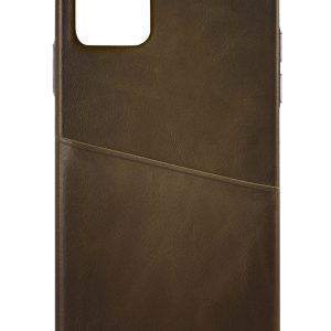 Senza Desire Leather Cover With Card Slot Apple Iphone 11 Pro Max Burned Olive