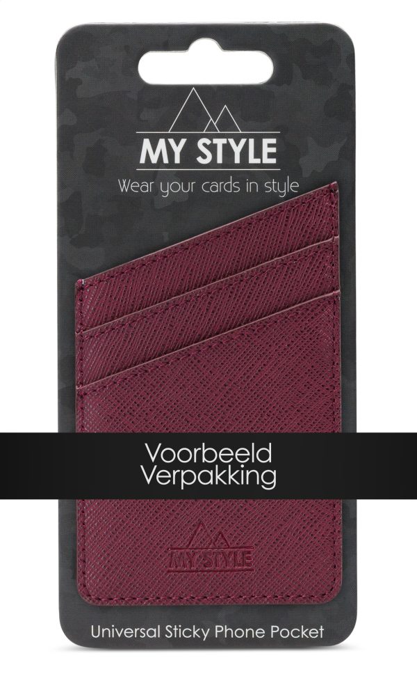 My Style Universal Sticky Card Pocket Brown - Afbeelding 3