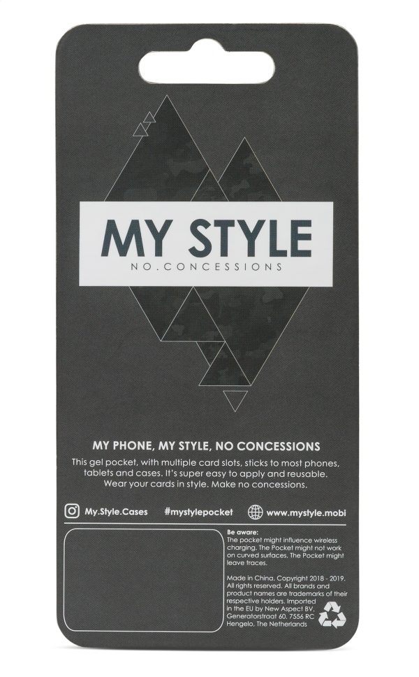 My Style Universal Sticky Card Pocket Brown - Afbeelding 4
