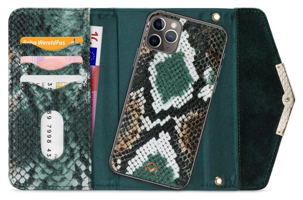 Mobilize 2In1 Gelly Velvet Clutch For Apple Iphone 11 Pro Max Green Snake - Afbeelding 4