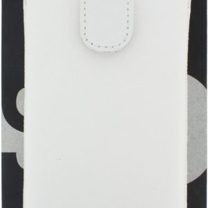 Senza Leather Slide Case White Size M