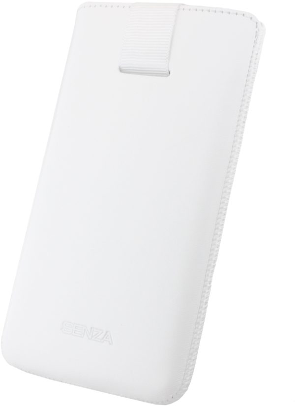 Senza Leather Slide Case White Size L - Afbeelding 3